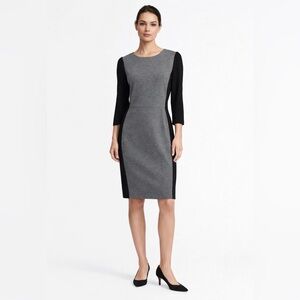 Talbots Dress Black and Gray Stretch